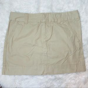 Gap Khaki Chino Miniskirt